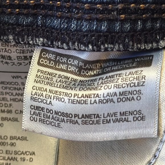 Levi’s Perfectly Slimming Tummy Control Pull On Skinny Jeans 10M - Picture 7 of 13